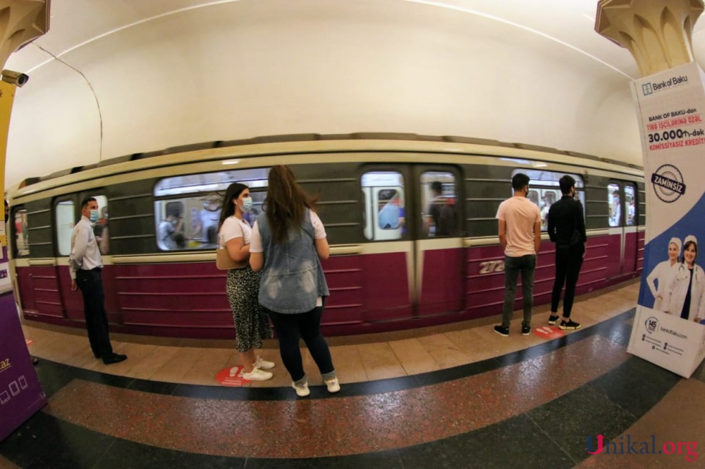 Uzun fasilədən sonra Bakı metrosu - FOTOLAR